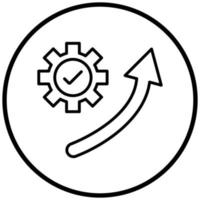 Efficiency Icon Style vector