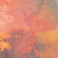 textura de mármol de fantasía abstracta. fondo fractal romántico en colores rosa y naranja pastel. arte digital. representación 3d vector