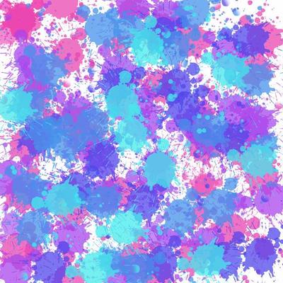 Abstract artistic Background with  colorful blots. Ink splattered background.