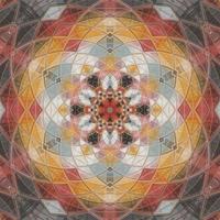 diseño geométrico, mosaico de un caleidoscopio vectorial, fondo de mosaico abstracto, fondo futurista colorido, patrón triangular geométrico. textura de mosaico. efecto de vidrieras. vector