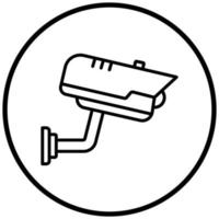 Security Camera Icon Style vector