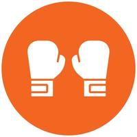 Boxing Gloves Icon Style vector