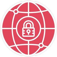 Security Network Icon Style vector