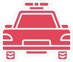 Police Car Icon Style vector