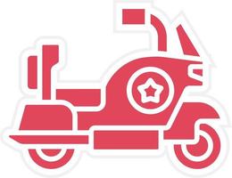 Motorbike Icon Style vector