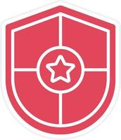 Police Shield Icon Style vector
