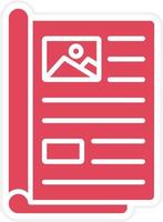 Magazines Icon Style vector
