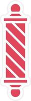 Barber Pole Icon Style vector