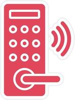 Smart Lock Icon Style vector