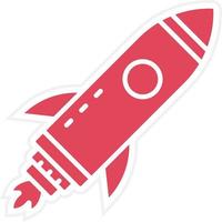 Rocket Icon Style vector