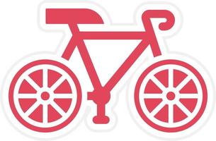 estilo de icono de ciclismo vector