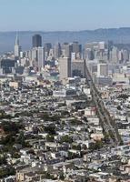 View point overlooking San Francisco, California photo