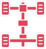 Chassis Icon Style vector