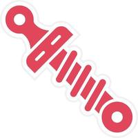 Shock Absorber Icon Style vector