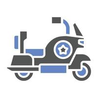 estilo de icono de moto vector