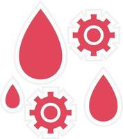 Lubricant Icon Style vector