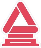 Triangle Icon Style vector