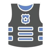 Bulletproof Vest Icon Style vector