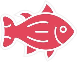 Salmon Icon Style vector