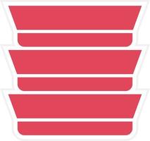 Plate Icon Style vector