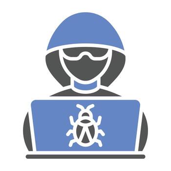 Hacker Icon Style vector