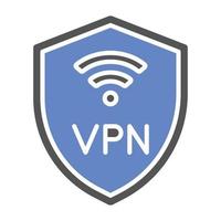 VPN Icon Style vector