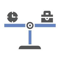 Balance Work Icon Style vector