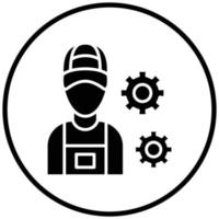 Mechanic Icon Style vector