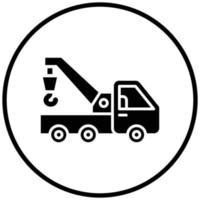 Tow Truck Icon Style vector