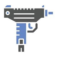 estilo de icono uzi vector