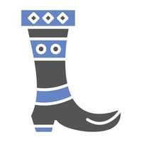 Wild Boots Icon Style vector