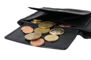 wallet with coins photo