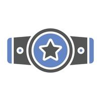 Champion Belt Icon Style vector