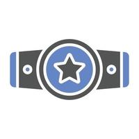 Champion Belt Icon Style vector