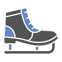 Ice Skate Icon Style vector