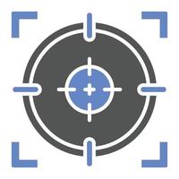 Shoot Target Icon Style vector