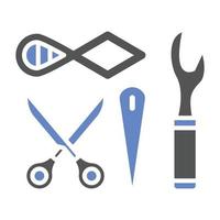 Sewing Tool Icon Style vector