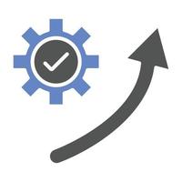 Efficiency Icon Style vector