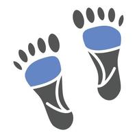 Carbon Footprint Icon Style vector