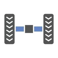 Wheel Alignment Icon Style vector