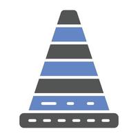 Road Cone Icon Style vector