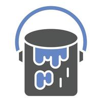 Paint Bucket Icon Style vector