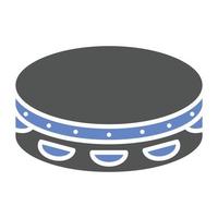 Tambourine Icon Style vector