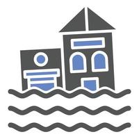 Flood Icon Style vector