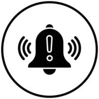 Warning Alarm Icon Style vector
