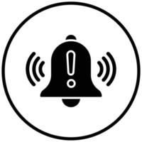 Warning Alarm Icon Style vector