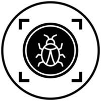 Virus Scan Icon Style vector