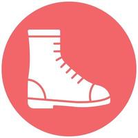 Army Boots Icon Style vector