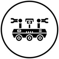 Space Robot Icon Style vector