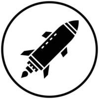 Army Rocket Icon Style vector